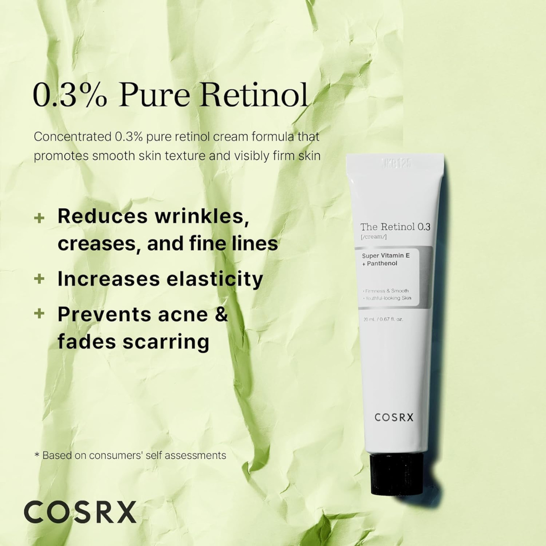 COSRX The Retinol 0.3 Cream 20ml what it does