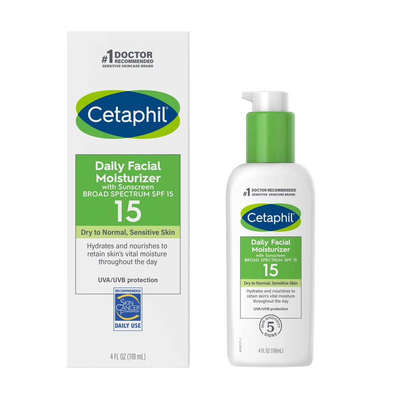 Cetaphil Daily Facial Moisturizer with Sunscreen SPF 15 118ml