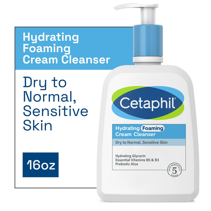 Cetaphil Hydrating Foaming Cream Face Cleanser 237ml