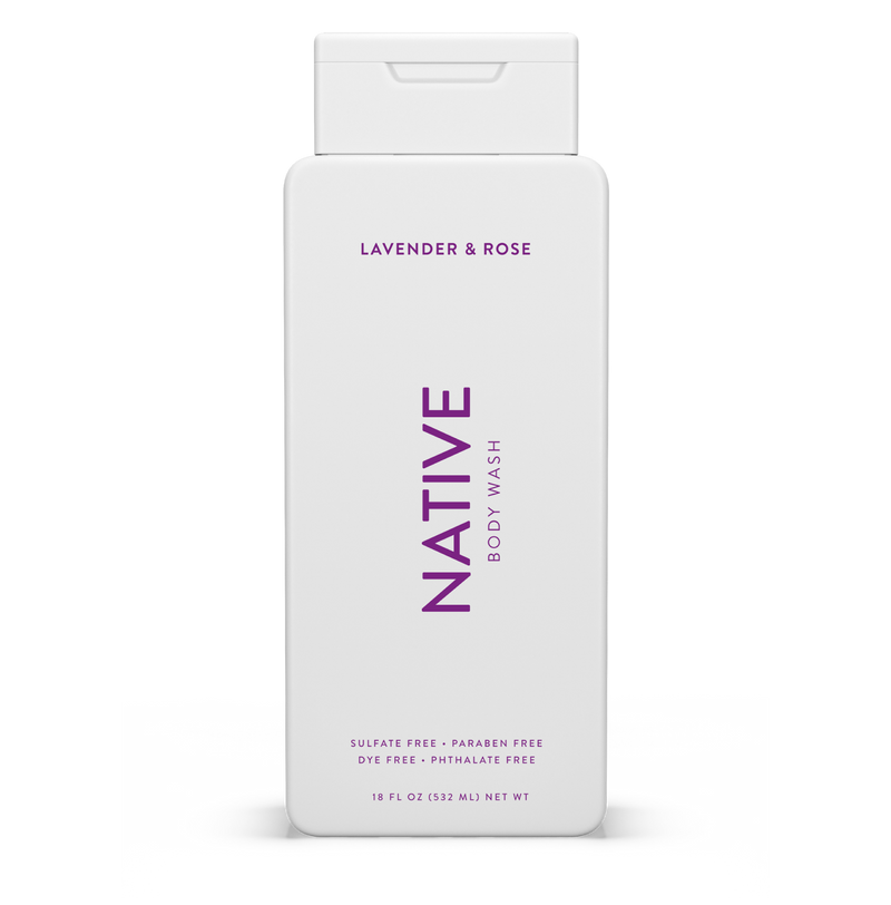 Native Body Wash -Lavender & Rose 532ml