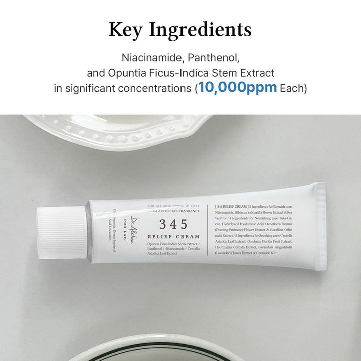 Dr.Althea 345 Relief Cream 50ml Dr.Althea Ingredients
