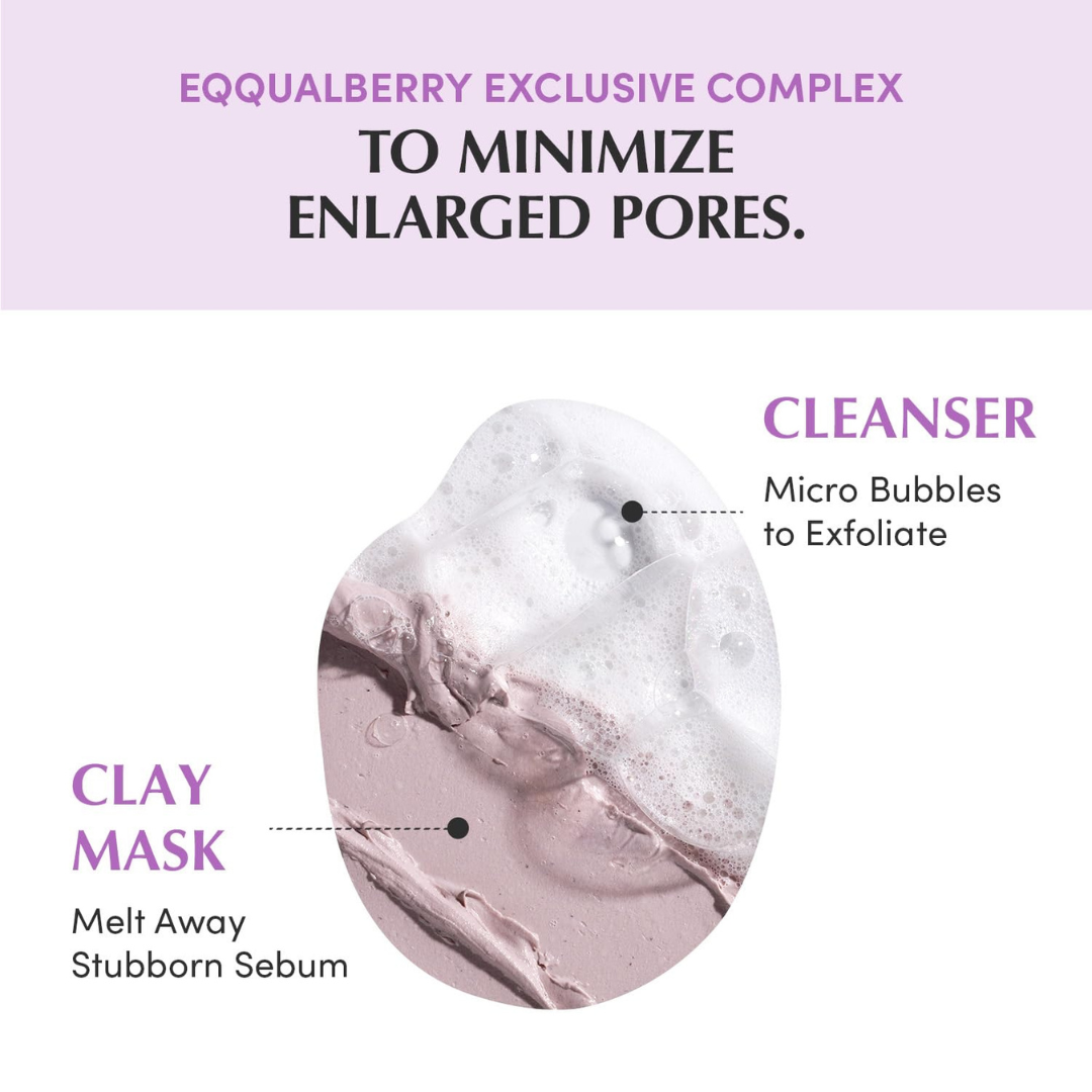EQQUALBERRY Purple Rice Pore Cleansing Duo