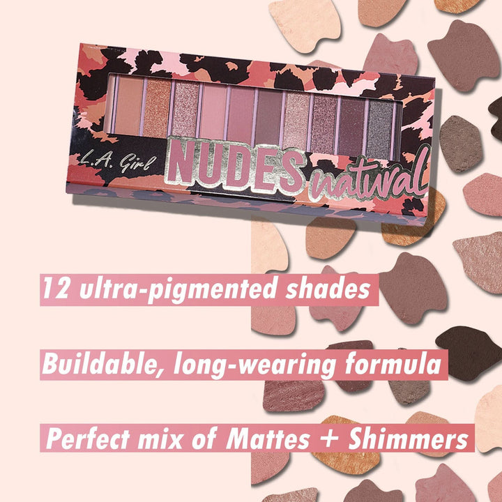 LA Girl Nudes Eyeshadow Palette -Natural