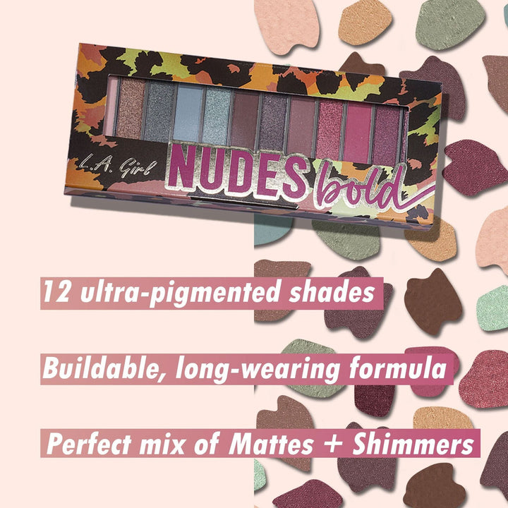 LA Girl Nudes Eyeshadow Palette - Bold