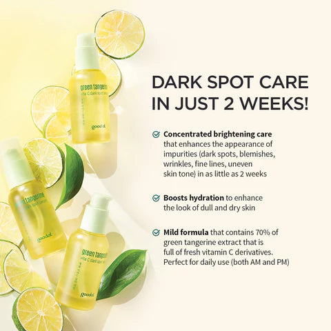 Goodal Green Tangerine Vita C Dark Spot Care Serum 40mll benefits