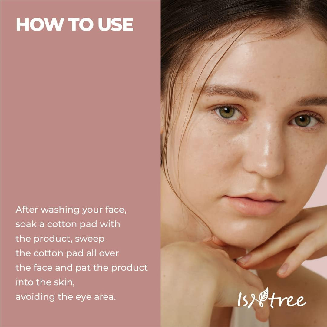 Isntree Chestnut BHA 0.9% Clear Toner 200ml how to use