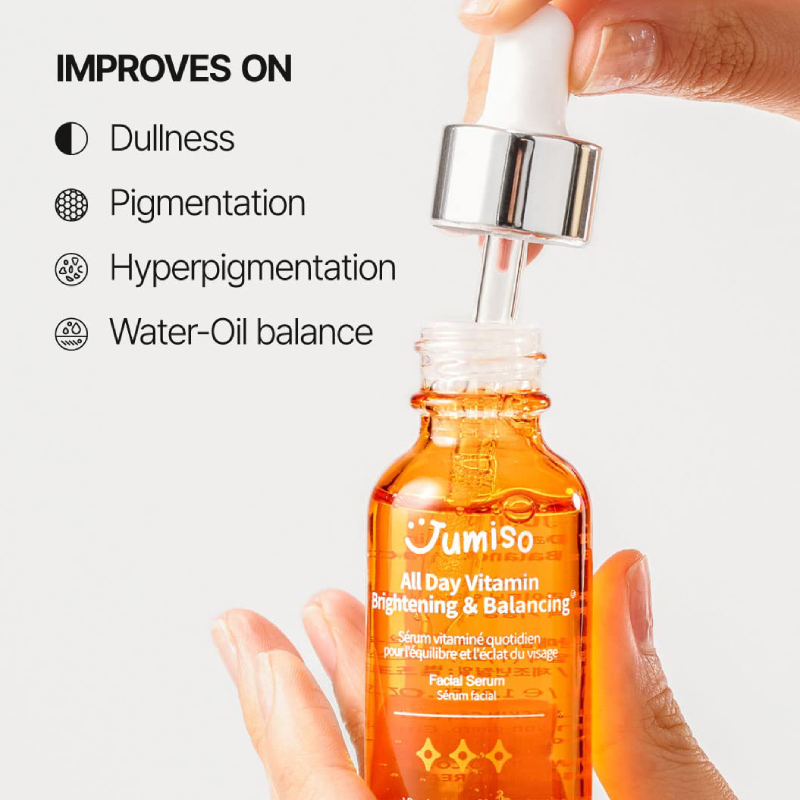 Jumiso All Day Vitamin Brightening & Balancing Facial Serum 30ml benefits