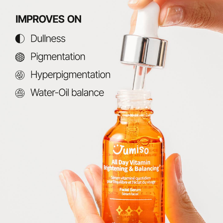 Jumiso All Day Vitamin Brightening & Balancing Facial Serum 30ml benefits