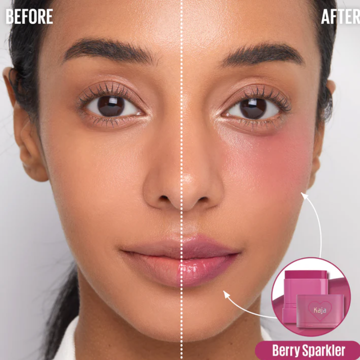 KAJA DEWY BAR Cheek & Lip Multi Balm - Berry Sparkler 3