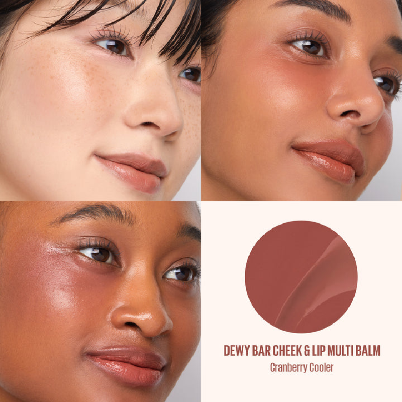 KAJA DEWY BAR Cheek & Lip Multi Balm - Cranberry Cooler 2