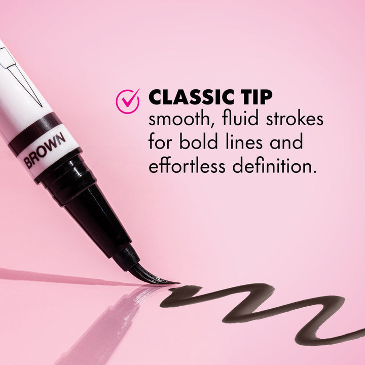 LA Girl Blissful Duo Brush Liquid Eyeliner