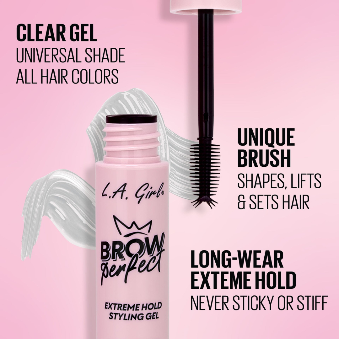 LA Girl Brow Perfect Extreme Hold Styling Gel - Clear what it works