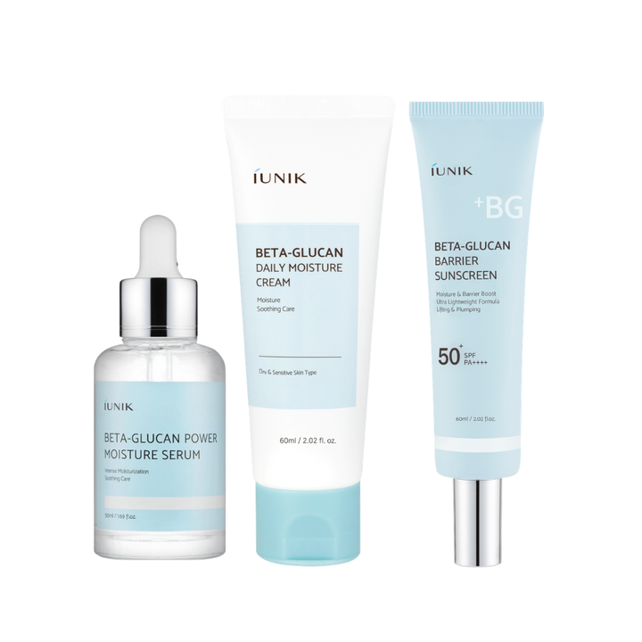 IUNIK Beta-Glucan Hydration & Barrier Trio