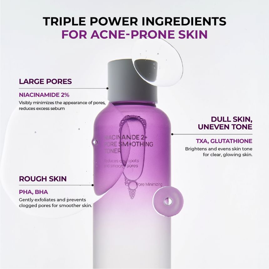 Jumiso Niacinamide 2+ Pore Smoothing Toner 205ml