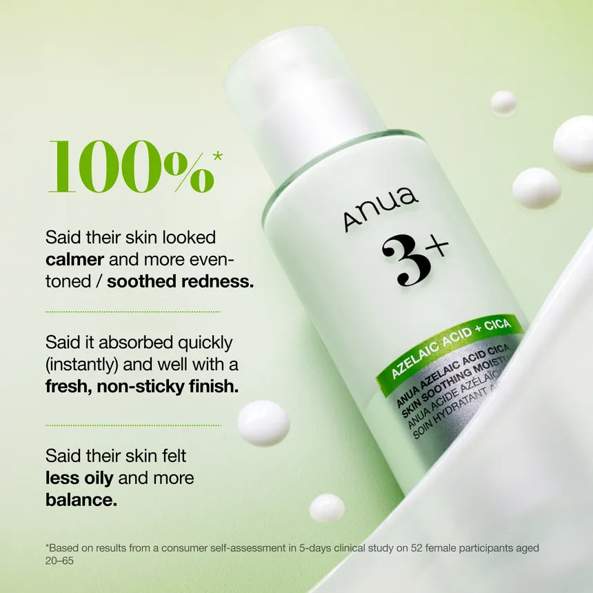 Anua Azelaic Acid Acid Cica Skin Soothing Moisturizer 100ml