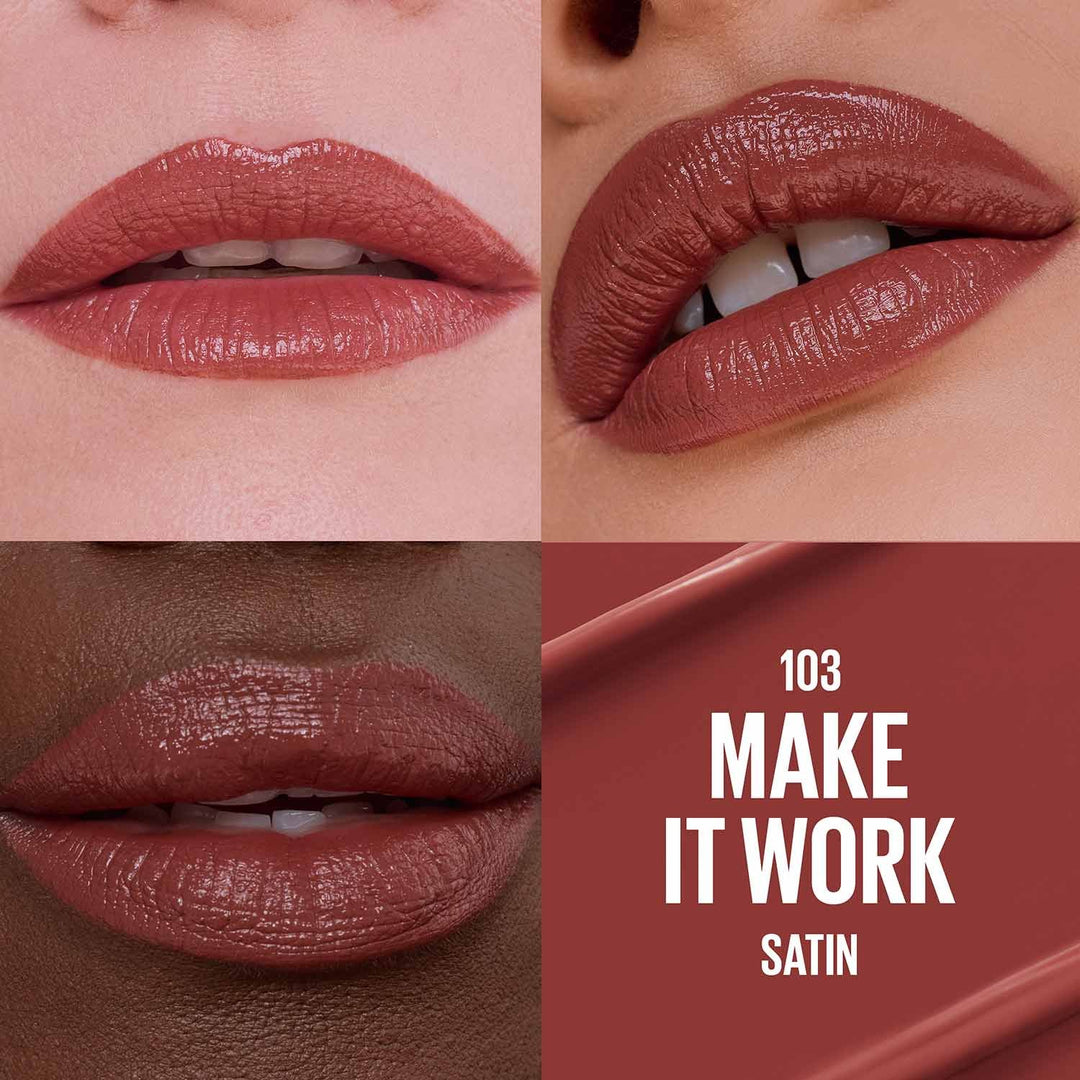 Maybelline Moisturizing Serum Lipstick - Satin Finish