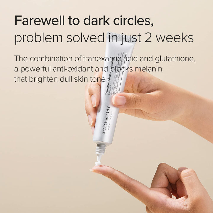 Mary & May Tranexamic Acid+ Glutathion Eye Cream 30ml 2 weeks