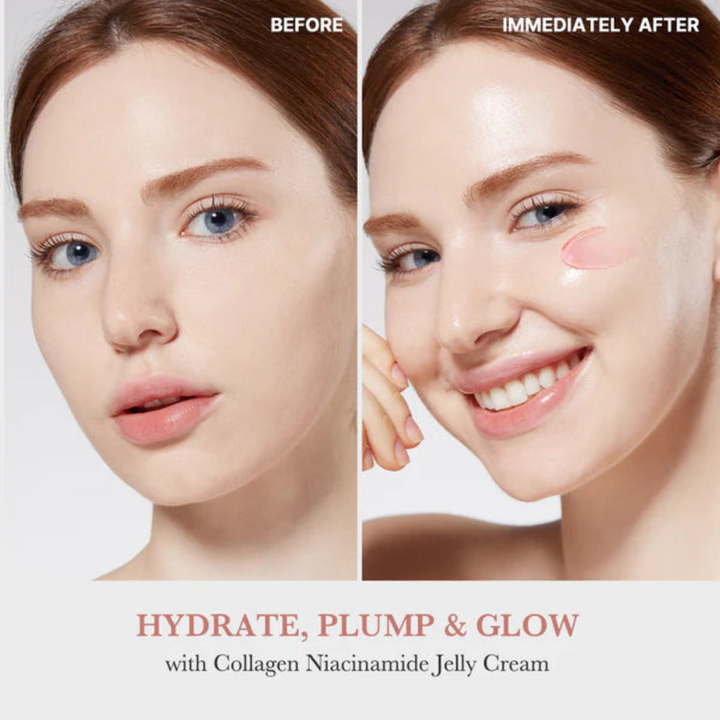 Medicube Collagen Jelly Cream 110ml before and after