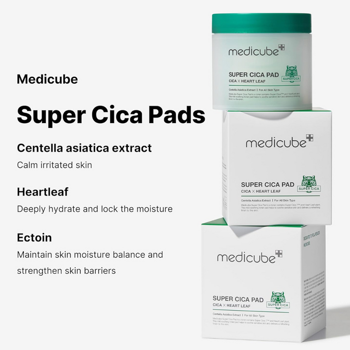 Medicube Super Cica Facial Toner Pads 70 pads 4