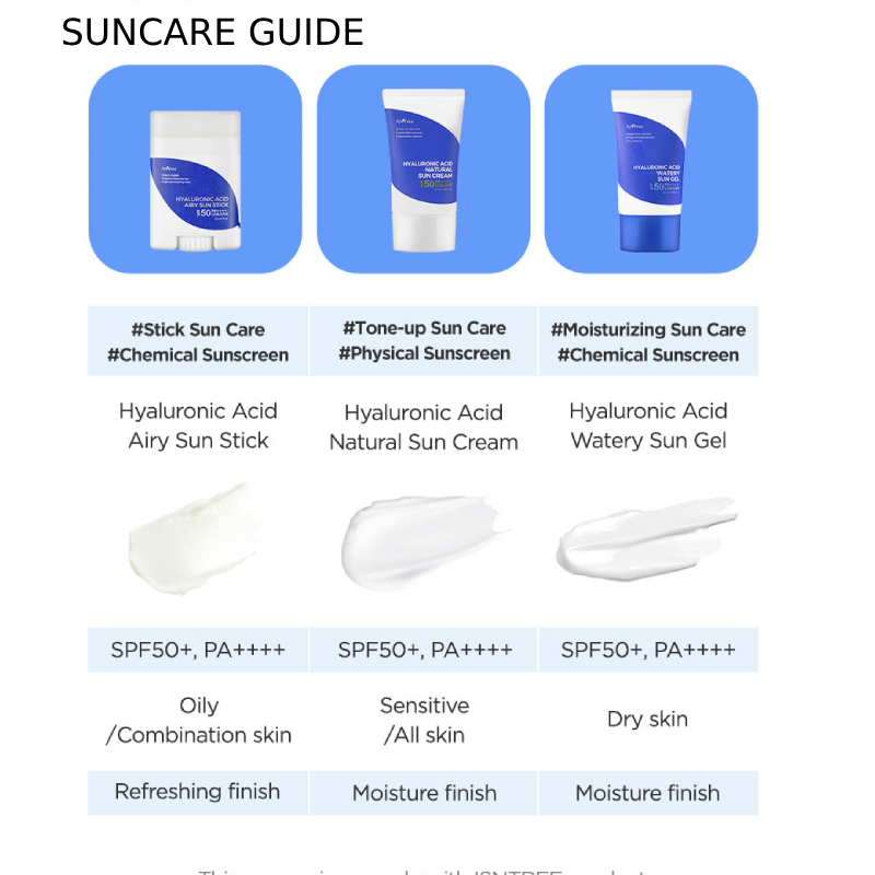 Isntree Hyaluronic Acid Natural Sun Cream