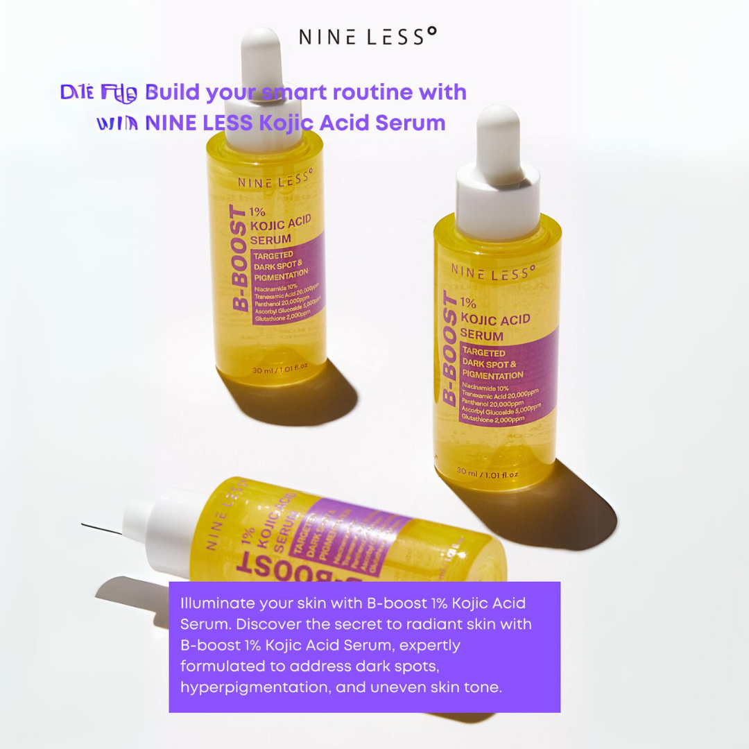 Nineless B-Boost 1% Kojic Acid Serum what it does
