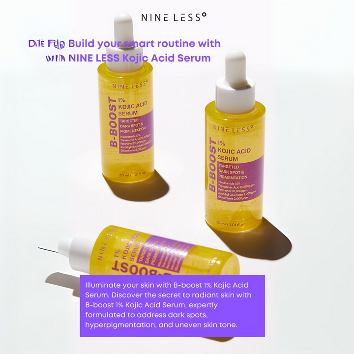 Nineless B-Boost 1% Kojic Acid Serum what it does