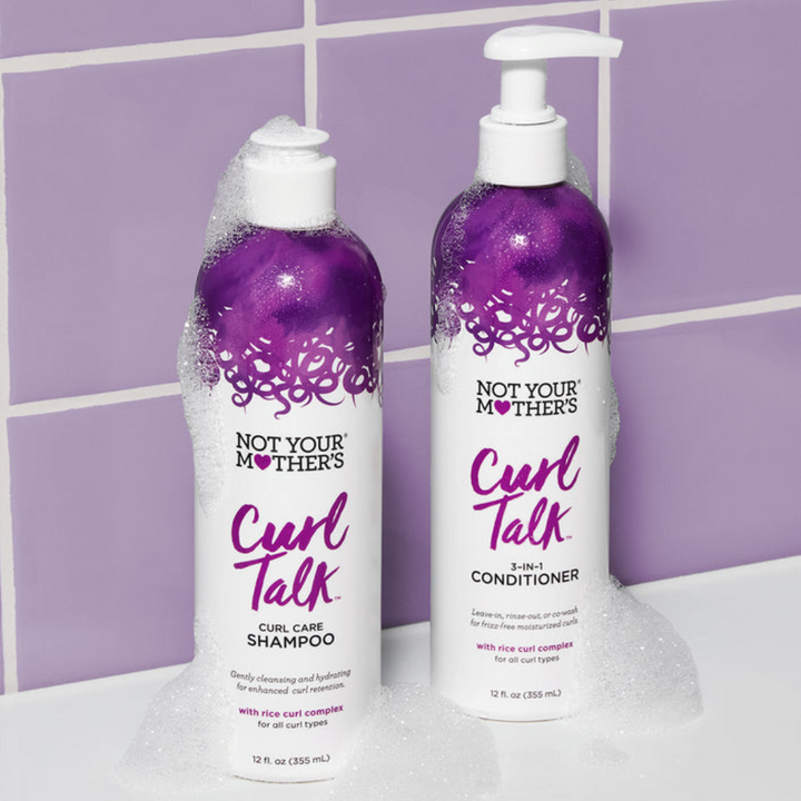 Not Your Mothers Curl Talk Curl Care Shampoo and Coditioner