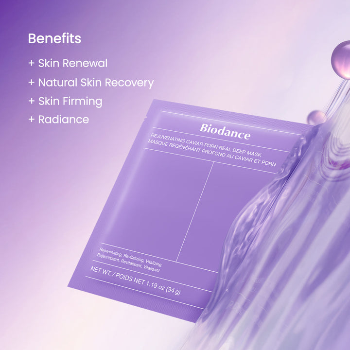 Biodance Rejuvinating Caviar PDRN Real Deep Mask 4 Pc Pack