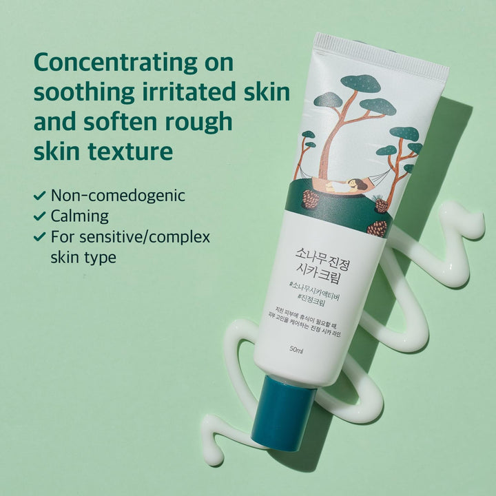 Round Lab Pine Cica Calming Routine