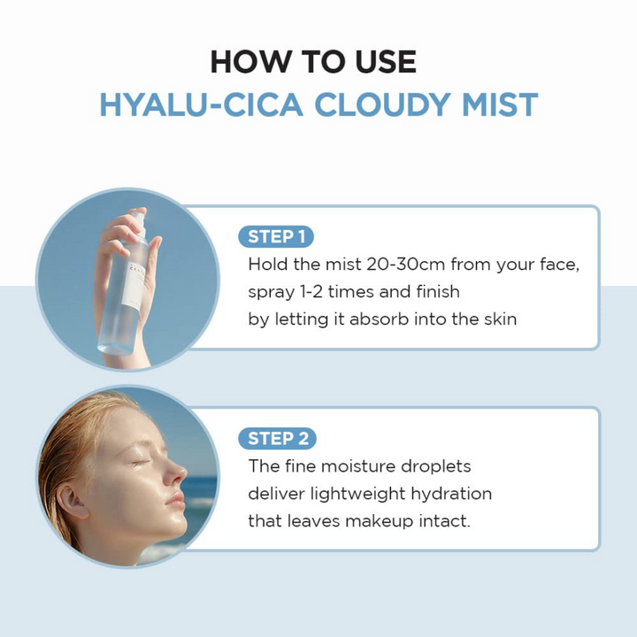 SKIN1004 Hyalu-Cica Cloudy Mist how to use