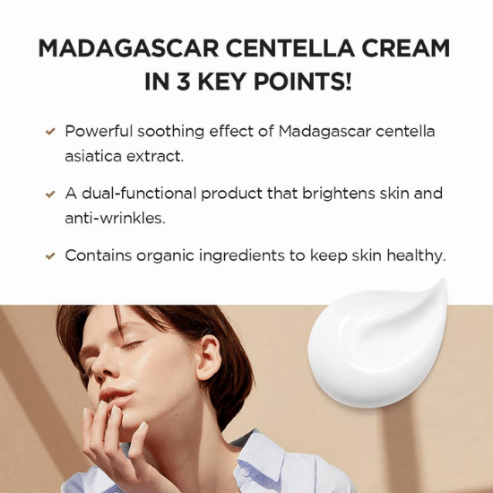 SKIN1004 Madagascar Centella Cream 75ml benefits+