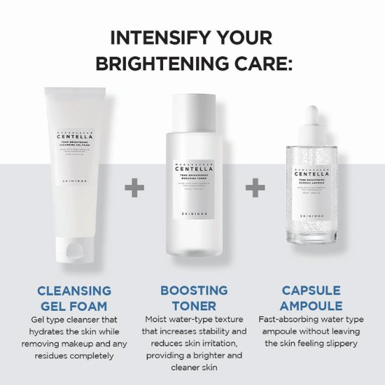 SKIN1004 Madagascar Centella Tone Brightening Capsule Ampoule pair with
