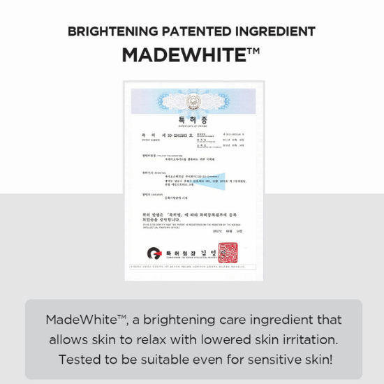 SKIN1004 Madagascar Centella Tone Brightening Capsule Ampoule patent
