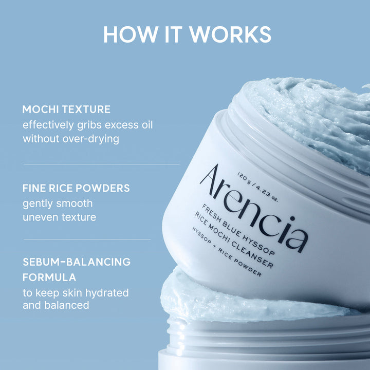 Arencia Fresh Blue Hyssop Cleanser 120g