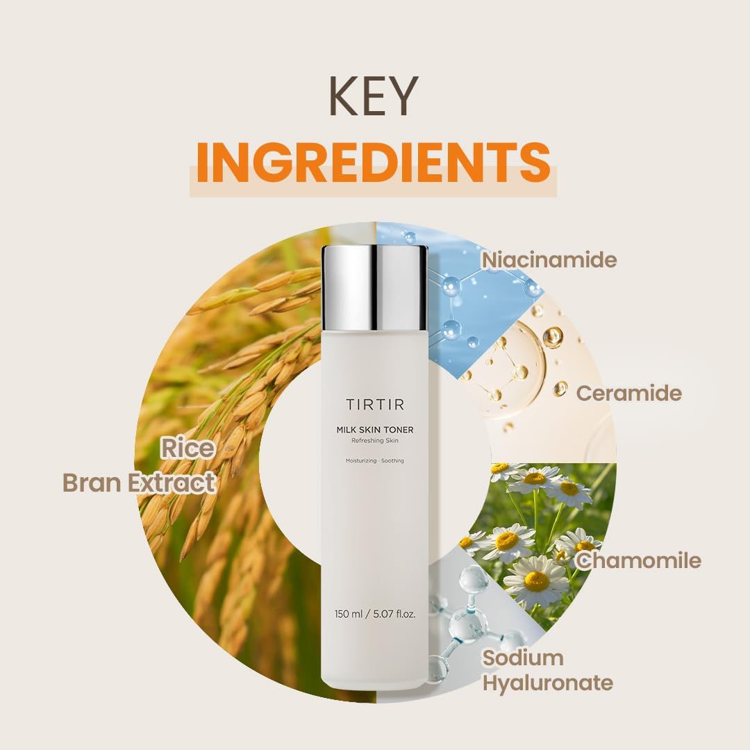 TIRTIR Milk Skin Toner 150ml Ingredients