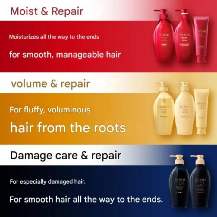 Tsubaki Premium Volume & Repair Hair Shampoo 450ml