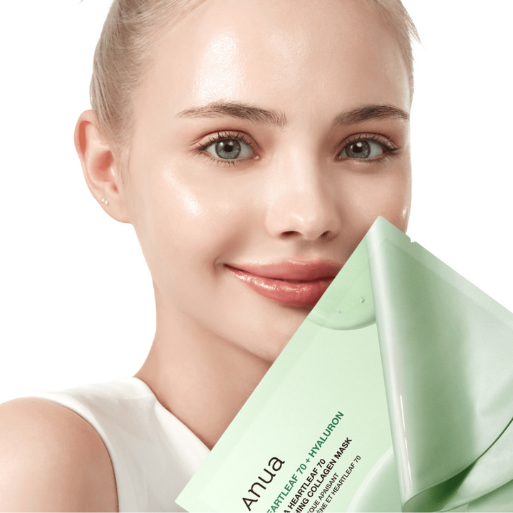 Anua Heartleaf 70 Soothing Collagen Mask 4pc Pack
