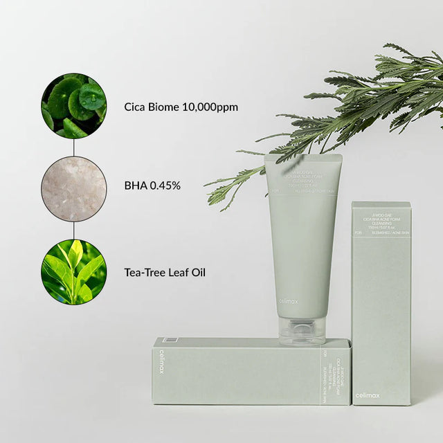Celimax Ji Woo Gae Cica BHA Acne Foam Cleansing 150ml