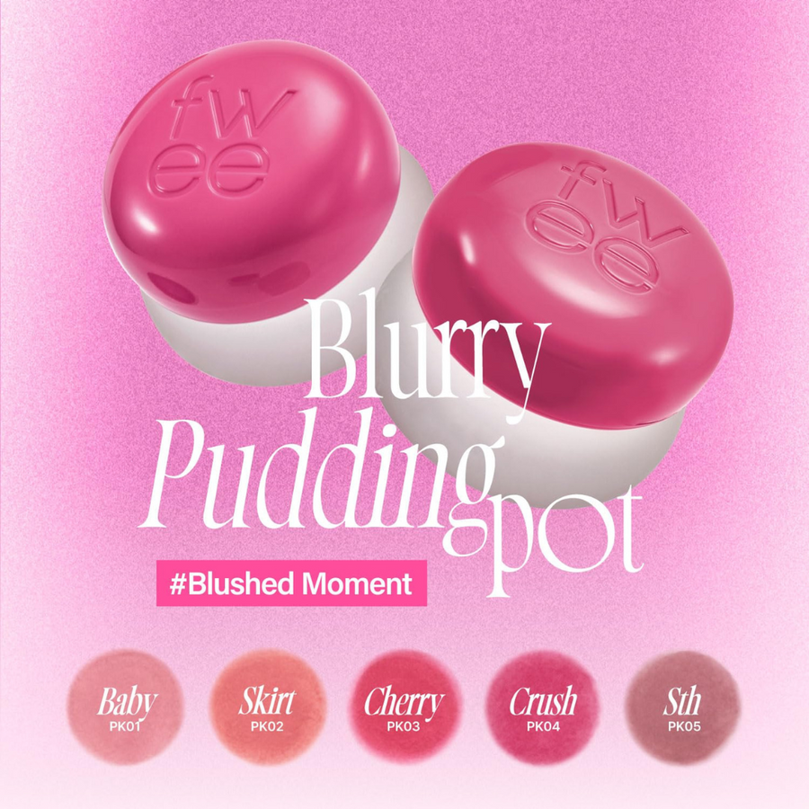 fwee Lip & Cheek Blurry Pudding Pot | Blushed Moment