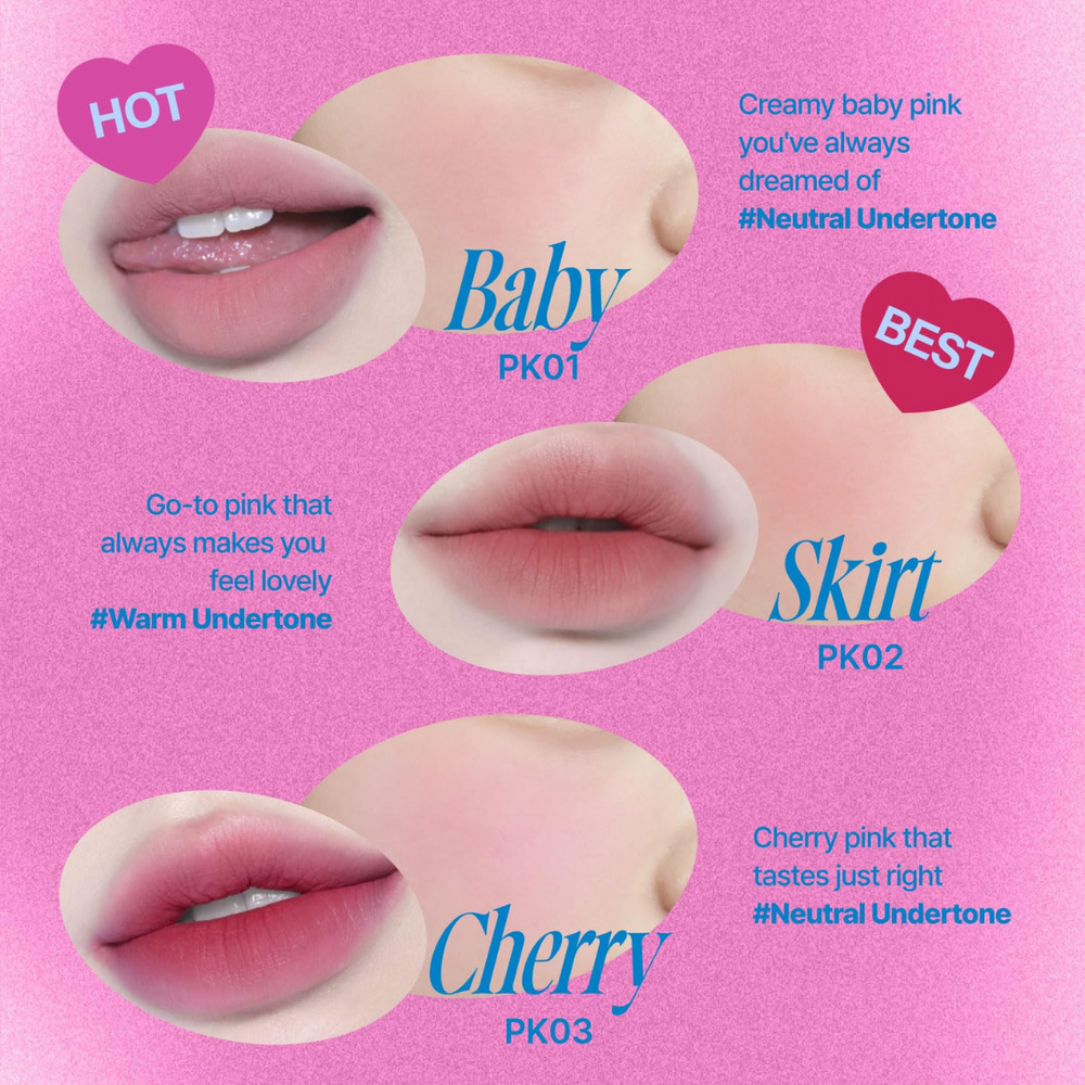fwee Lip & Cheek Blurry Pudding Pot | Blushed Moment baby skirt and cherry