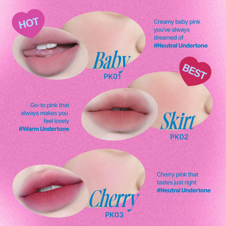 fwee Lip & Cheek Blurry Pudding Pot | Blushed Moment baby skirt and cherry