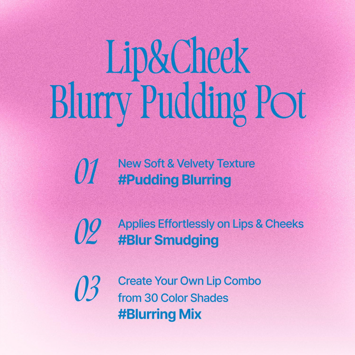 fwee Lip & Cheek Blurry Pudding Pot | Blushed Moment what it does