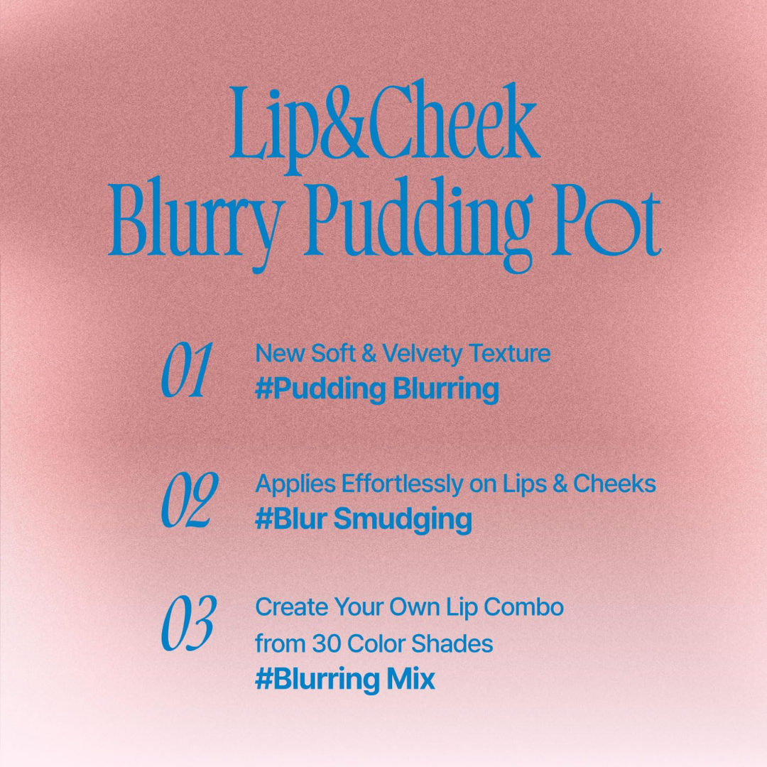 fwee Lip & Cheek Blurry Pudding Pot | Faded Moment what it does