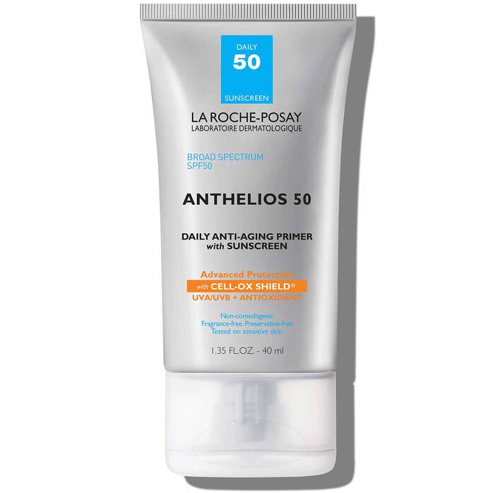 Anthelios Anti-Aging Primer with SPF 50 Sunscreen. EXP 12/2025