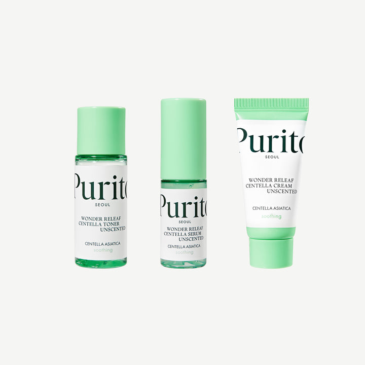 Purito Seoul Wonder Releaf Centella Mini Kit Unscented