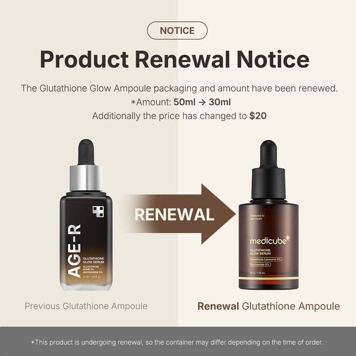 Medicube AGE-R Glutathione Glow Serum 30ml