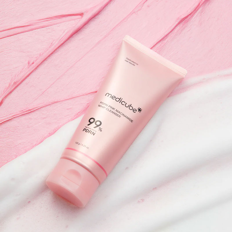 Medicube PDRN Pink Niacinamide Whip Cleanser 120g