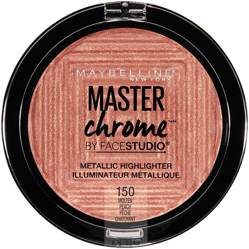 Maybelline Face Studio Master Chrome Metallic Highlighter - 150 Molten Peach