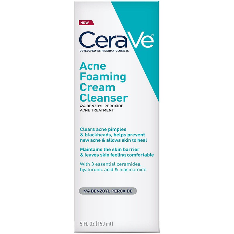 CeraVe Acne Foaming Cream Cleanser with Benzoyl Peroxide 150ml
