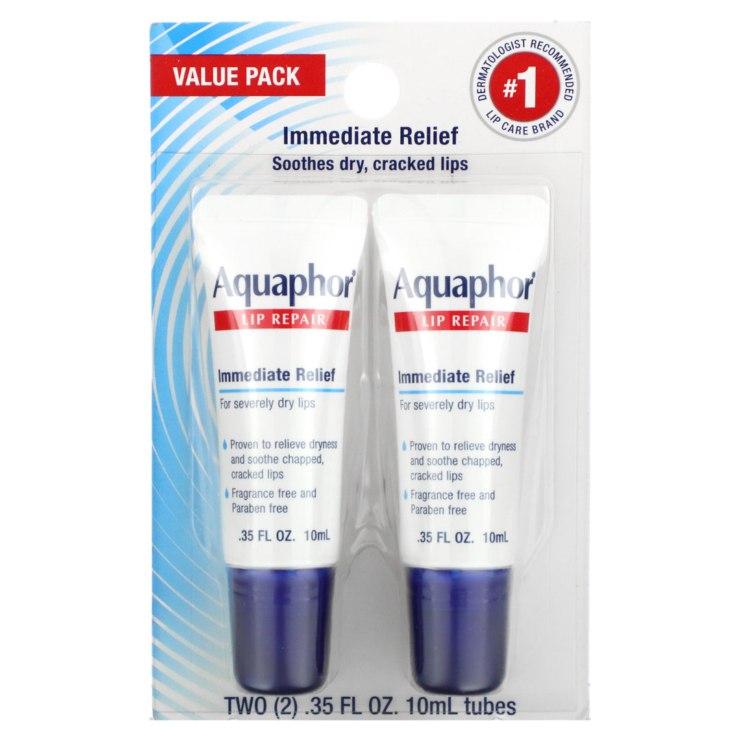 Aquaphor Lip Repair Immediate Relief Value Pack
